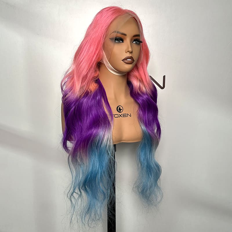 reliable Chinese factory for custom dyed 13x4 lace wigs