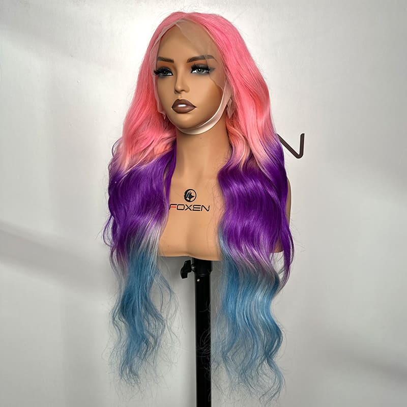 bulk order custom dye human hair wigs 200 density