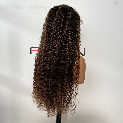 wholesale drawstring cap wigs 5x5 highlight color