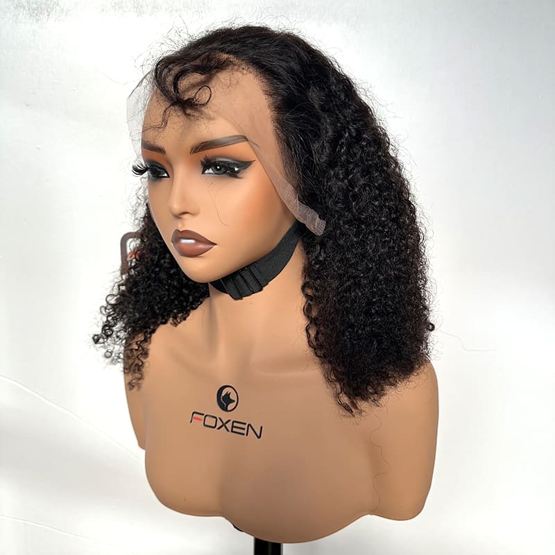 Beginner friendly 13x5 curly lace frontal wig wholesale