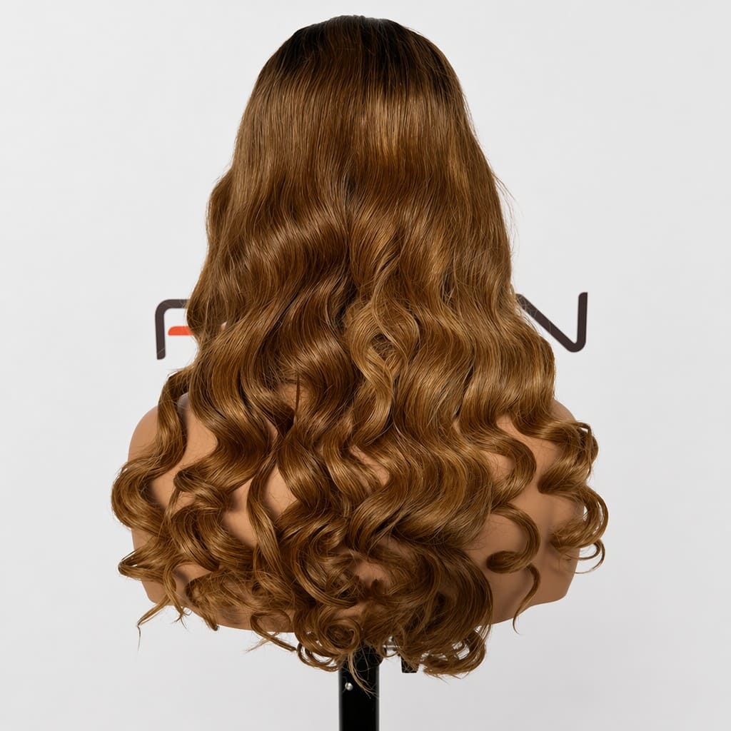 buy 5x5 HD lace closure wig custom ombre color online