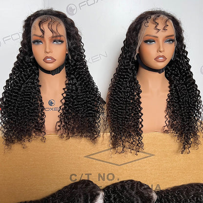 Natural Spanish curly human hair wigs for Black women