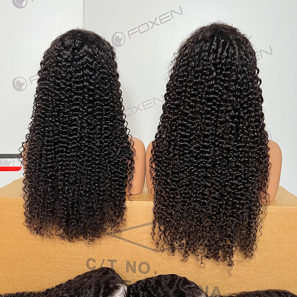 High density Spanish curly lace front wigs factory direct