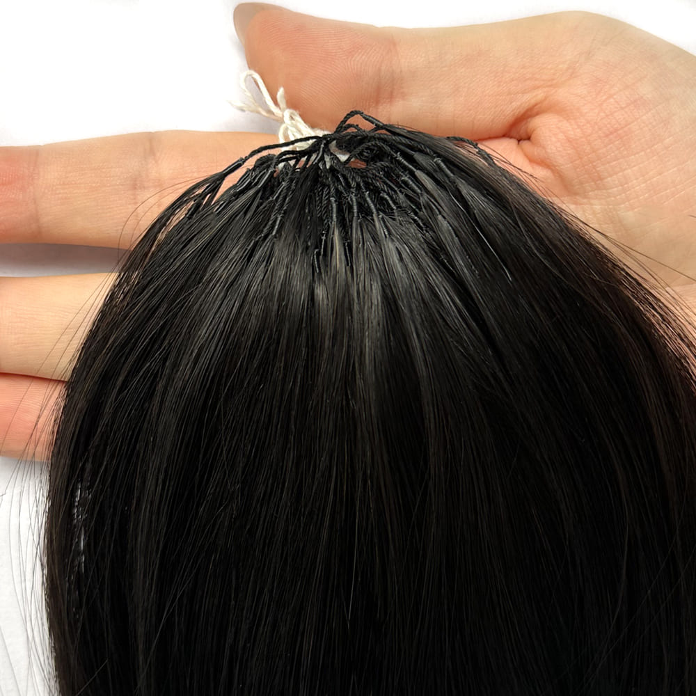 Bulk crochet hair extensions