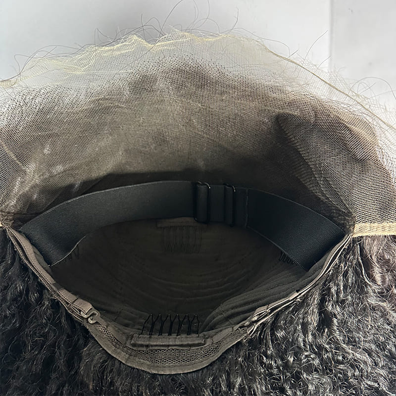 Foxen 13*6 HD Lace Frontal Pixie Curly Wigs – Natural Black Bulk Supply