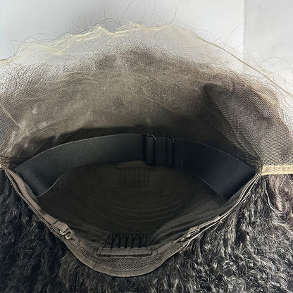 Foxen 13*6 HD Lace Frontal Pixie Curly Wigs – Natural Black Bulk Supply