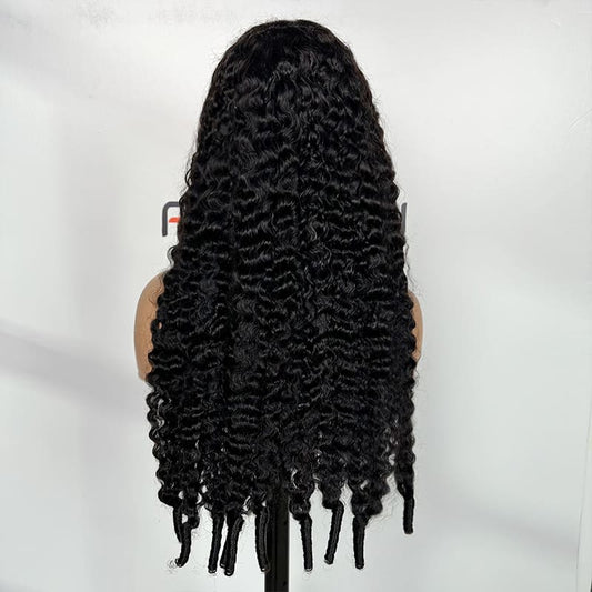 Natural black Burmese curly wigs wholesale best supplier