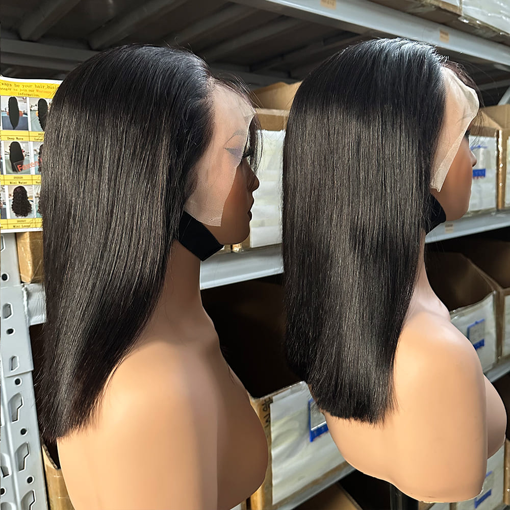 OEM custom black bob wigs wholesale