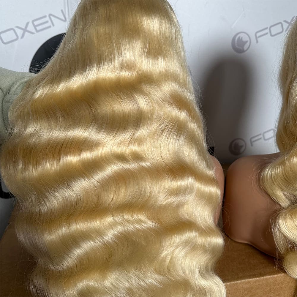 613# blonde body wave wigs small order wholesale pricing