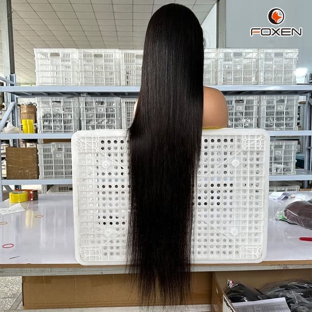 Wholesale 40" Natural Black Straight Wigs Factory Direct