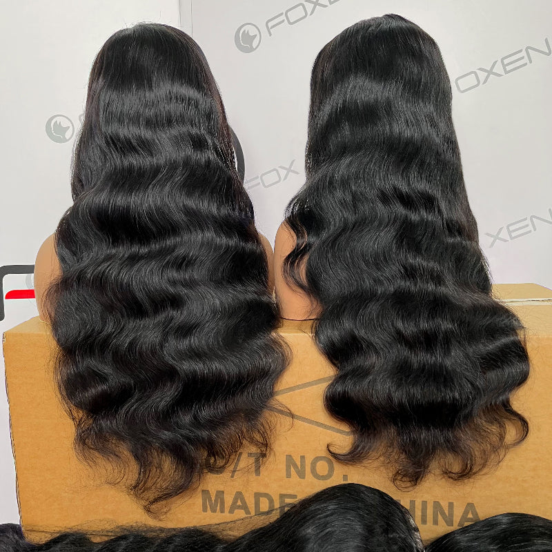 side part body wave wig