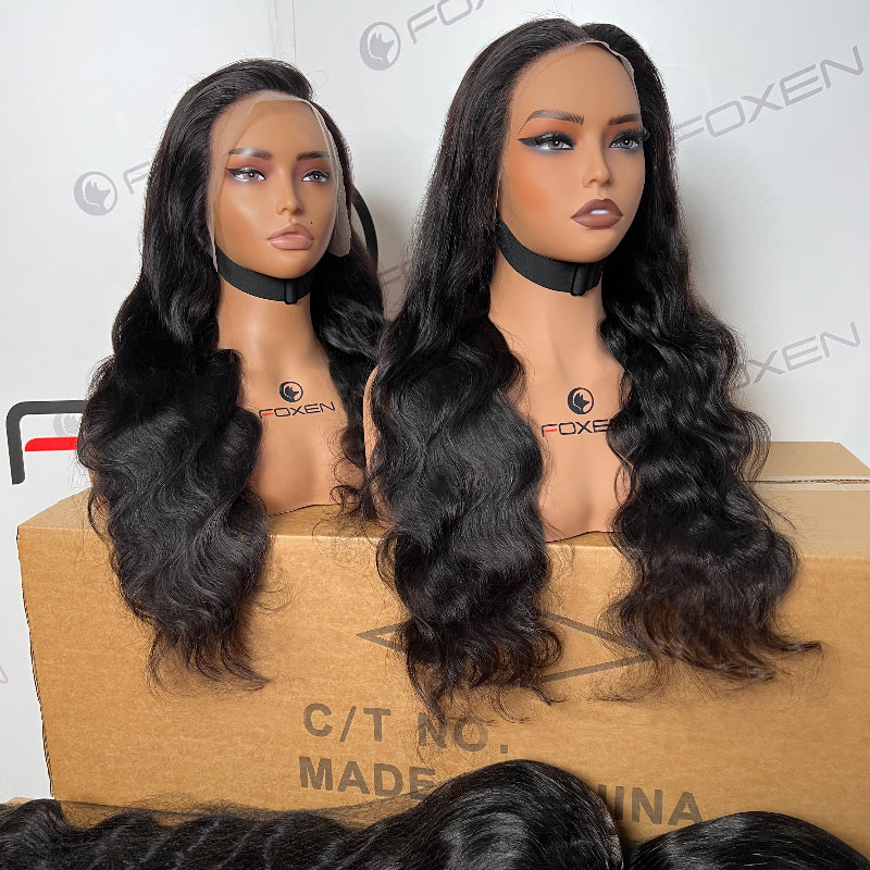 body wave sew in side part
