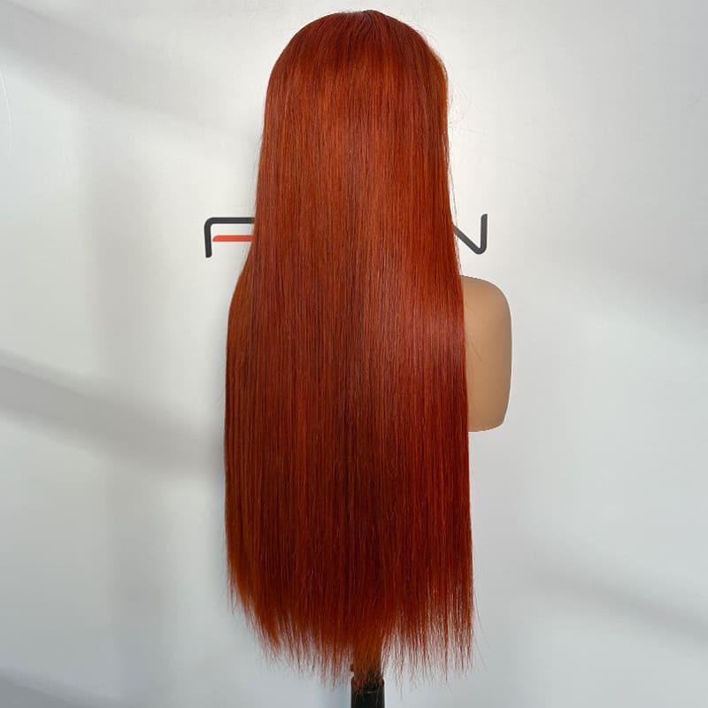 large lace straight wigs with natural scalp effect