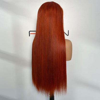 large lace straight wigs with natural scalp effect