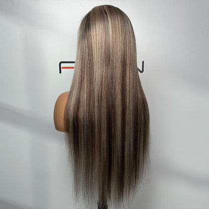 wholesale custom ombre straight wigs 13*4 HD lace frontal custom density bulk