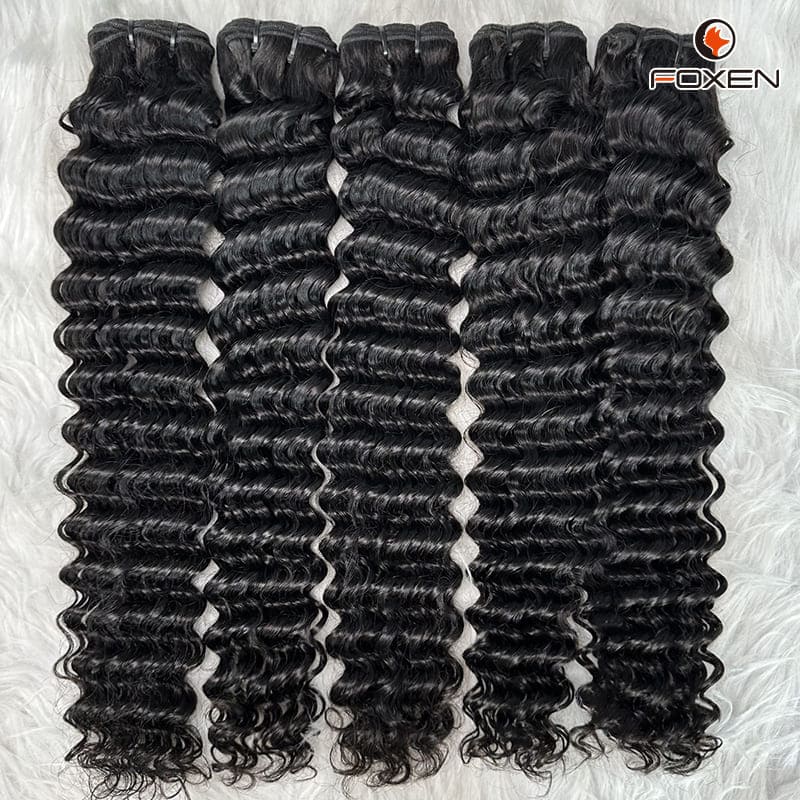 deep wave bundles human hair