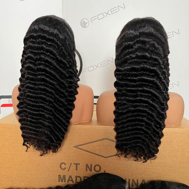 Deep wave bulk hair extensions