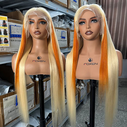 pre plucked ombre lace front wigs straight