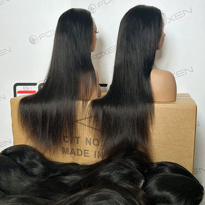 long straight human hair wigs