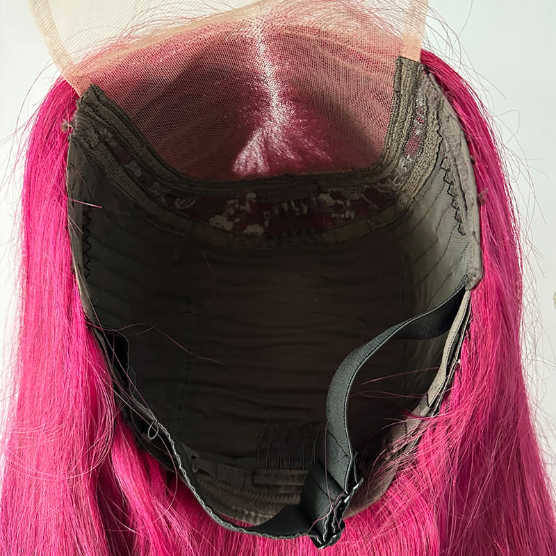 dark red straight lace wigs for private label collections