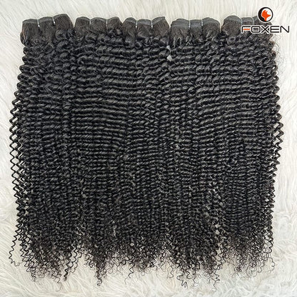 100g/piece Kinky Curly Human Hair Bundles Factory Bulk Sale