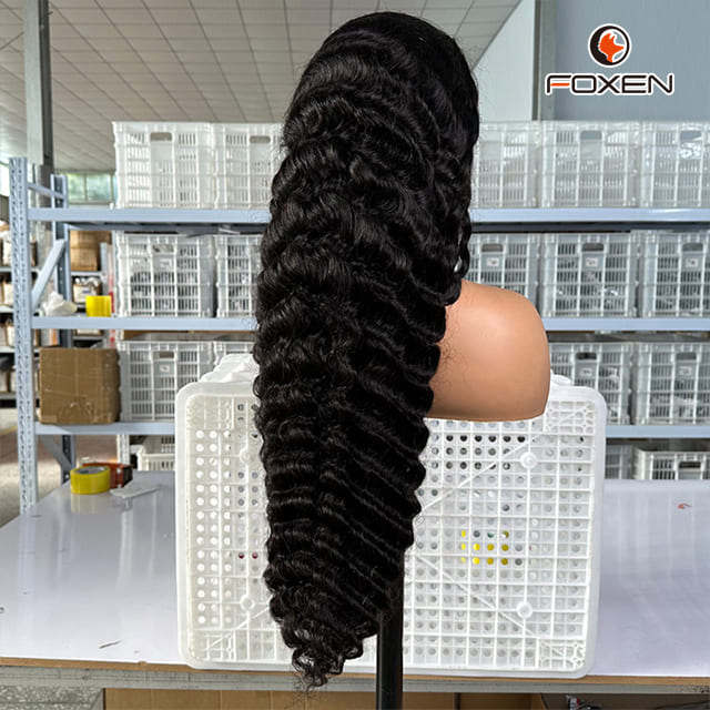 black human hair wig