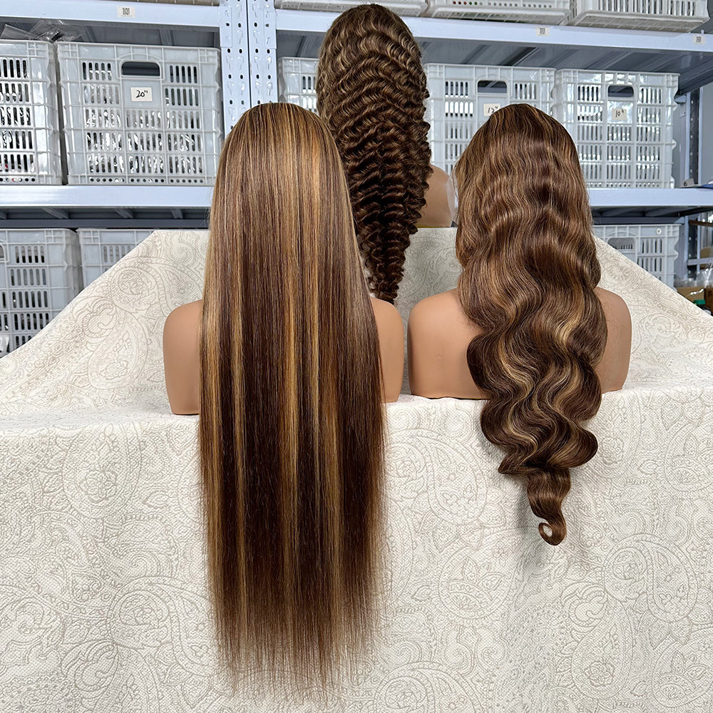 bulk ready P4/27 ombre lace wigs