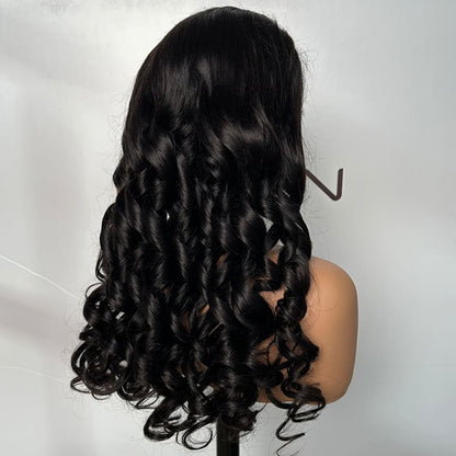 custom Spiral Curl lace front wigs in bulk