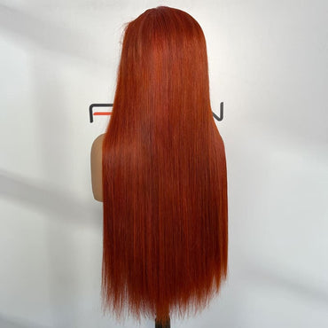 large lace straight wigs with natural scalp effect