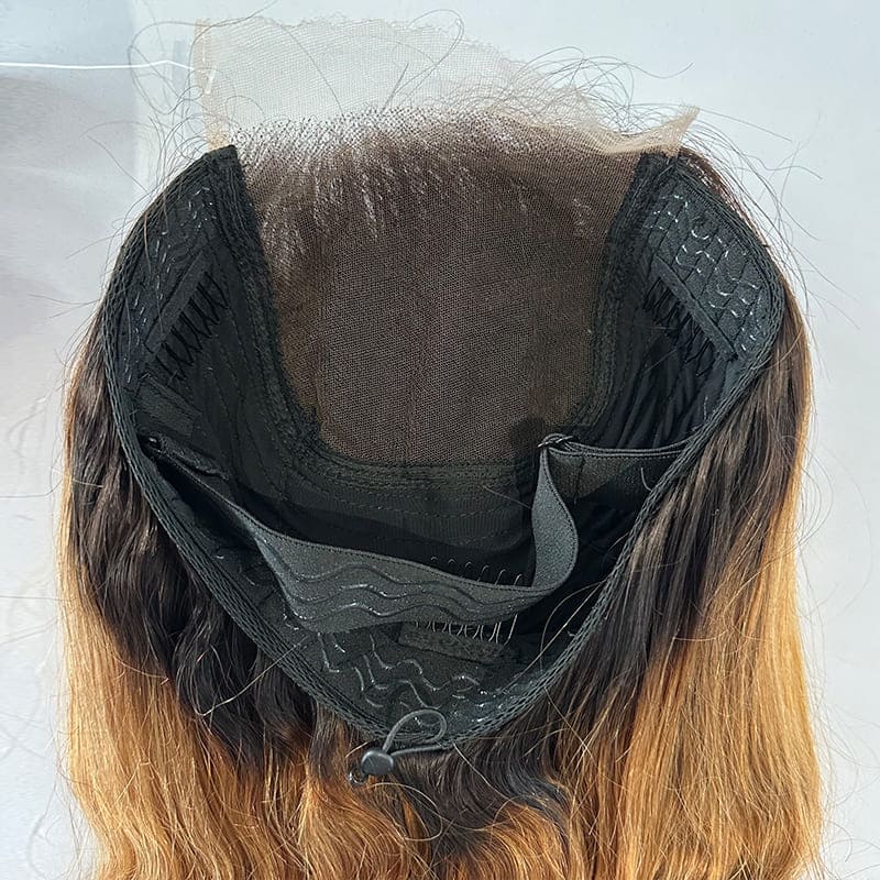 T1B/27 ombre wig 5x5 lace natural hairline body wave