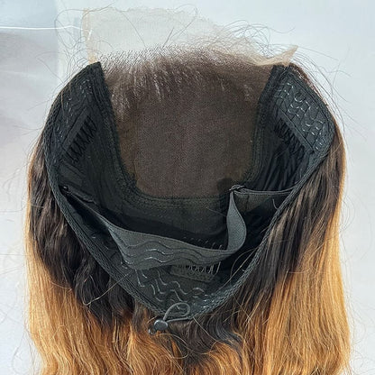 T1B/27 ombre wig 5x5 lace natural hairline body wave
