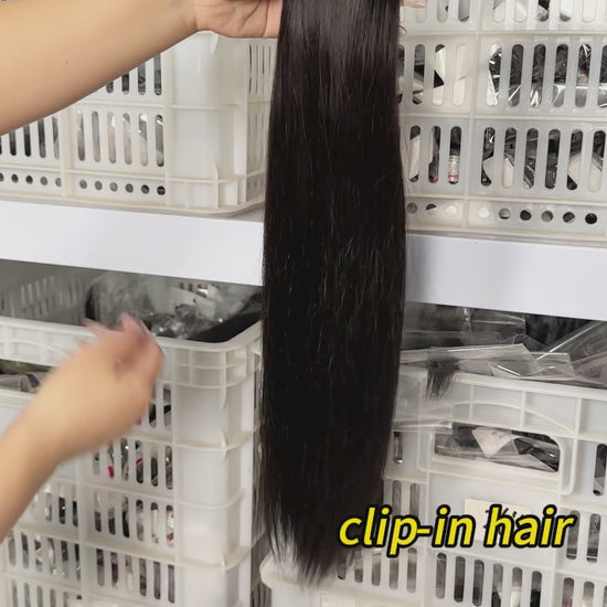Foxen Factory custom wig OEM/ODM services clip in hair tape in hair
