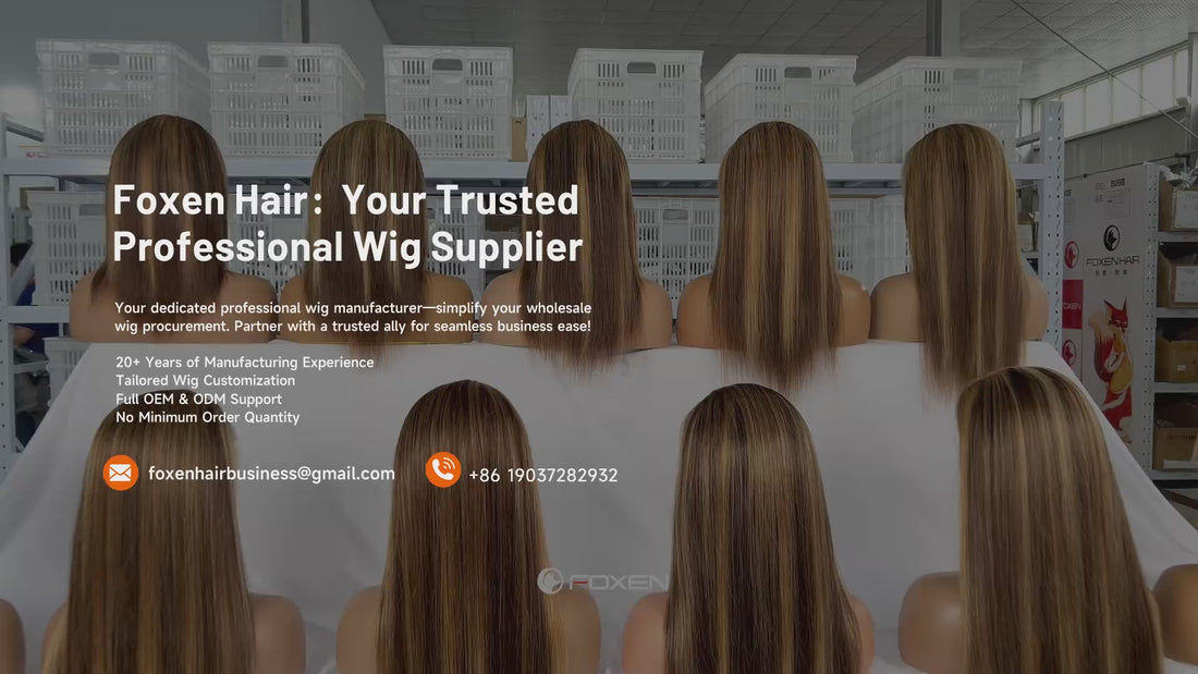 Wholesale 100% human hair wigs low MOQ for boutique retailers