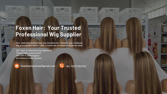 Wholesale 100% human hair wigs low MOQ for boutique retailers