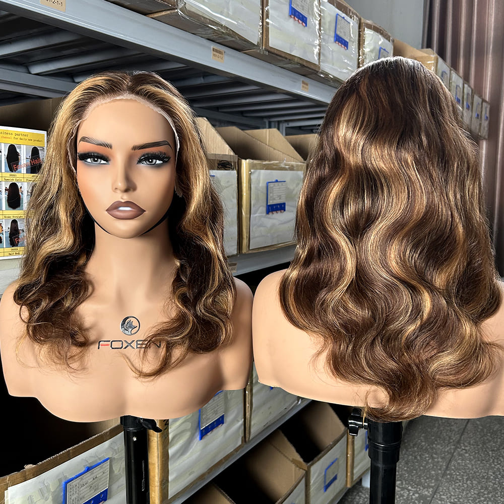 P4/27 ombre body wave wigs for daily wear
