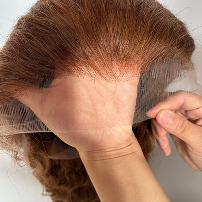 26 inch ginger human hair wig for private label brands