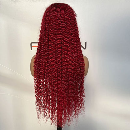 28 inch red lace closure wig vendor