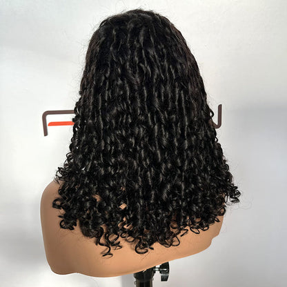 13x6 natural black curly lace frontal wig bulk purchasing