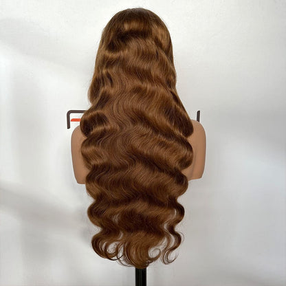 13x6 HD lace brown body wave wig supplier