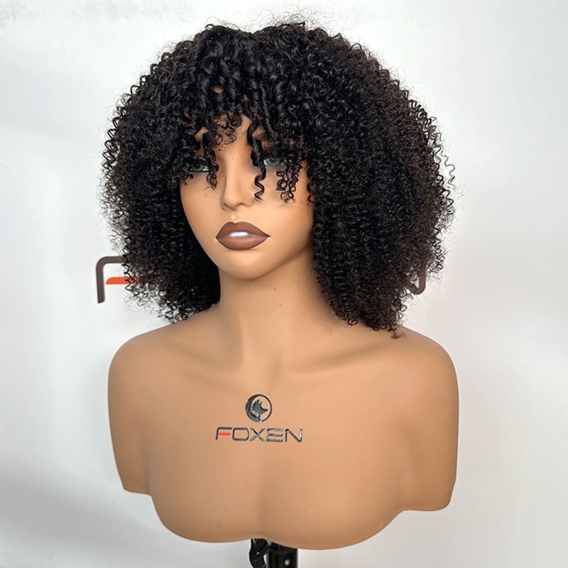 16 inch Kinky Curly short wig OEM ODM