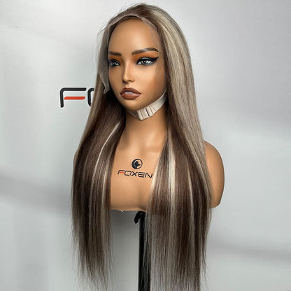 bulk custom ombre straight 13*4 HD lace frontal wigs private label fast shipping
